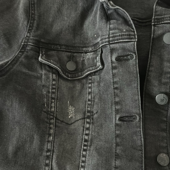 Joes black denim jacket - Picture 2 of 2